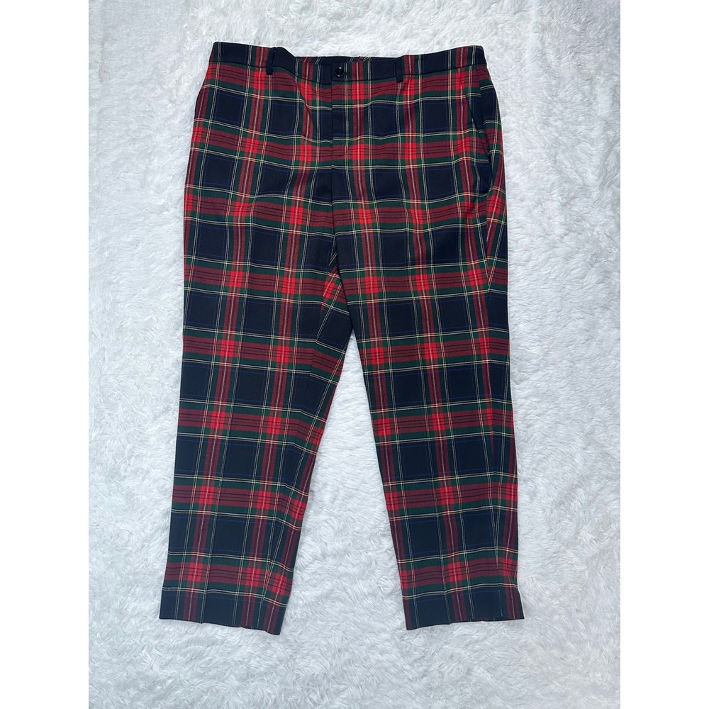Lauren Ralph Lauren Plaid Tartan Crest Twill Suit Set Women's 14/16W - Picture 7 of 11